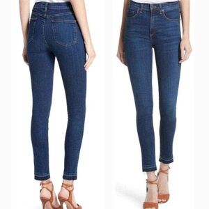 Veronica Beard Kate 10” Skinny High Waisted Blue Jeans - Sz 26